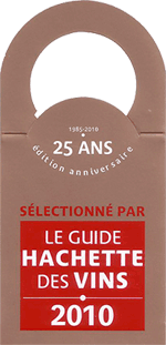 Selected by The HACHETTE guide of wines 2010